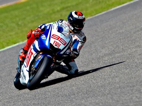 Jorge Lorenzo empieza fuerte el GP MotoGP de Catalunya