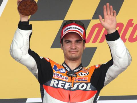 Dani Pedrosa con ganas de empezar en Indianápolis