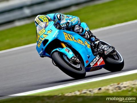 El equipo Rizla Suzuki satisfecho con los resultados del test en Brno