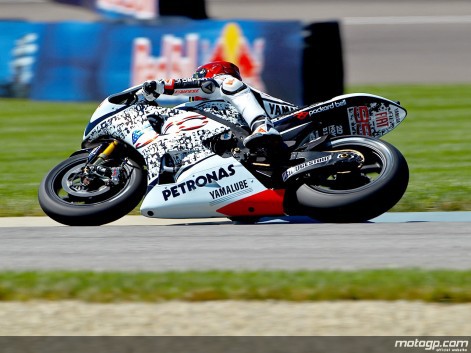 Jorge Lorenzo es el mejor del Warm Up de MotoGP en Indianápolis