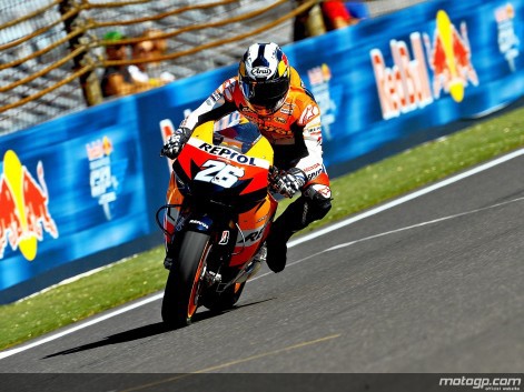 Dani Pedrosa asombra en la carrera de MotoGP en Indianápolis