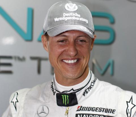 Michael Schumacher sigue pegado al mundo de las motos