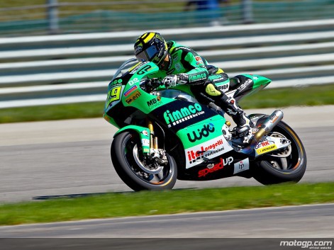 Andrea Iannone se coloca 1º en los segundos libres de Moto2 en Misano