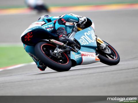 Nico Terol controla la 1ª sesión libre de 125cc en Motorland Aragón