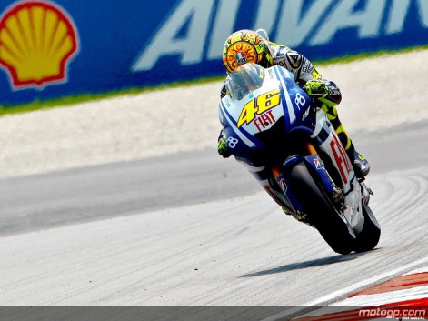 Valentino Rossi ha sido 1º en el Warm Up de MotoGP en Sepang