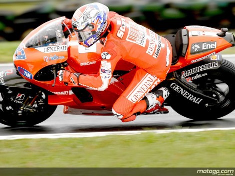 Casey Stoner no tiene rival en la lucha por la pole de MotoGP en Australia