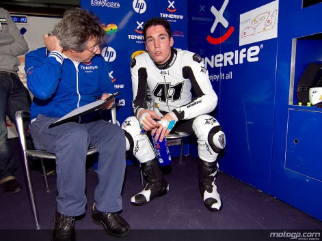 Moto2 casi no ha podido entrenar en la primera jornada en Jerez
