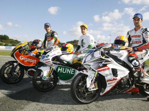 Foto de los Campeones de España de Velocidad 2010