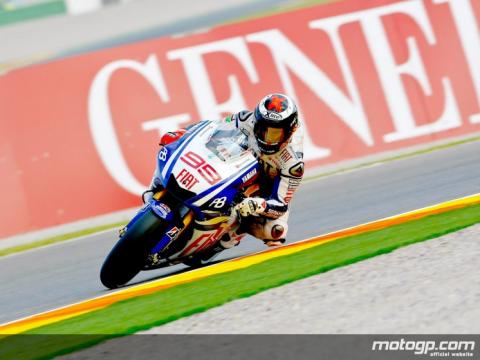 Jorge Lorenzo el más rápido del viernes de MotoGP en Cheste