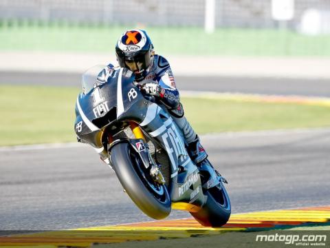 Jorge Lorenzo domina el primer día de test de pretemporada MotoGP en Cheste