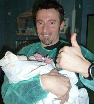 Max Biaggi muy feliz con el nacimiento de su segundo hijo, Leon Alexander