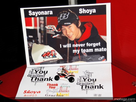 Hoy 10 de diciembre de 2010 Shoya Tomizawa hubiera cumplido 20 años