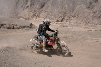 No ha podido ser para Ignacio Chivite y su Bultaco en el Dakar 2011