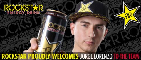 Confirmado oficialmente el acuerdo entre Rockstar Energy Drinks y Lorenzo