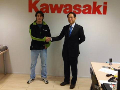Santi Barragán será piloto oficial de Kawasaki en el CEV 2011
