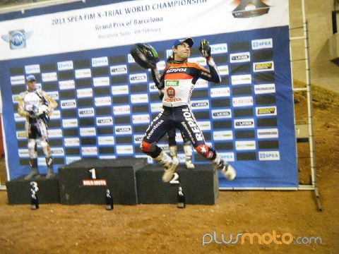 Toni Bou domina la prueba del Mundial de Trial Indoor 2011 en Barcelona II