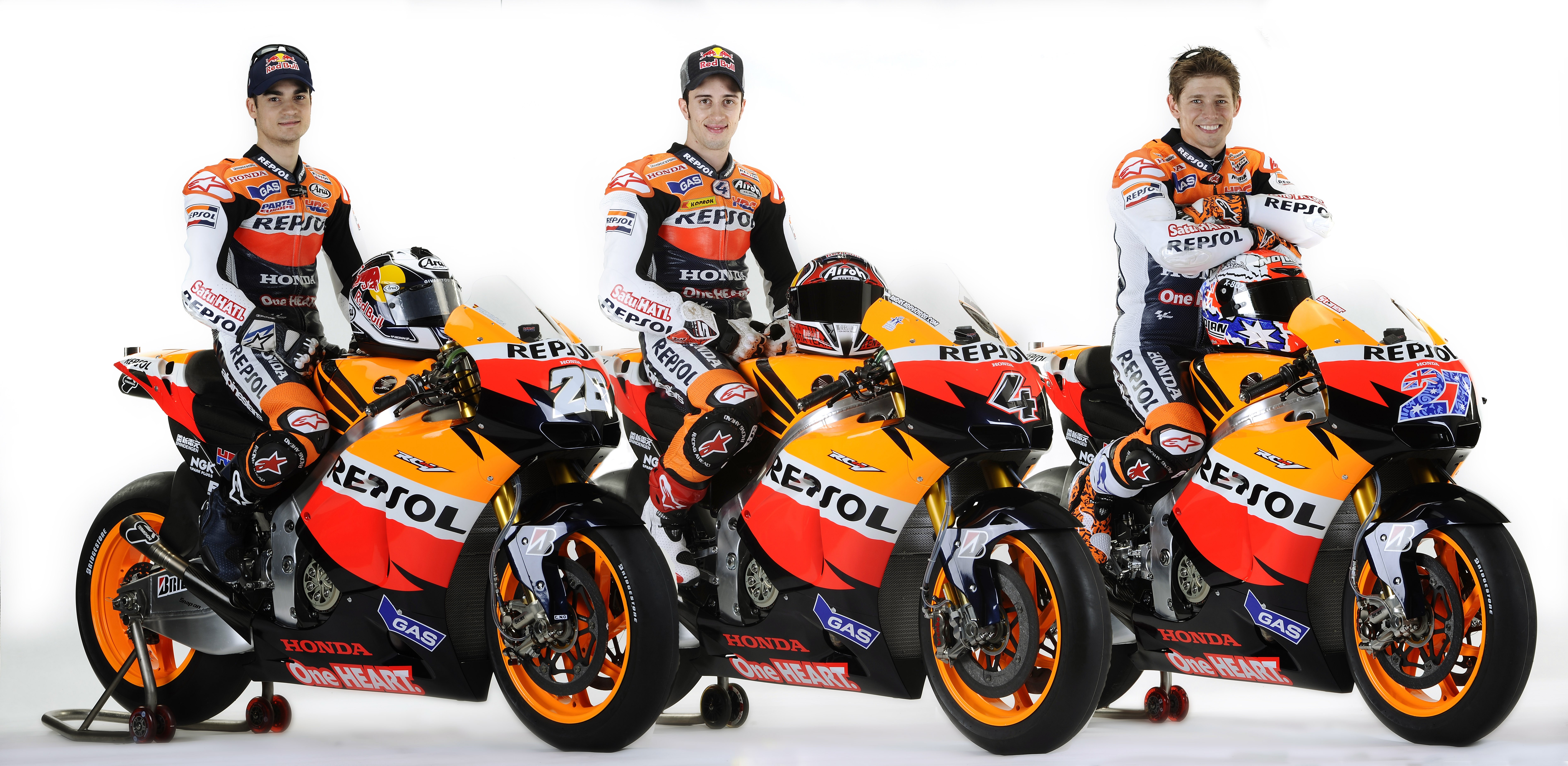 Presentación del equipo oficial de Repsol Honda MotoGP para 2011