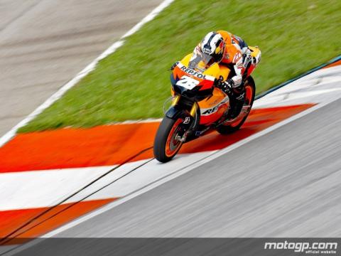Test MotoGP Sepang 2: Dani Pedrosa vuela en la pista y consigue el mejor crono
