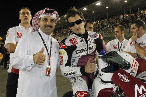 El QMMF Racing Team contento con el resultado de Cardús en Moto2 Qatar
