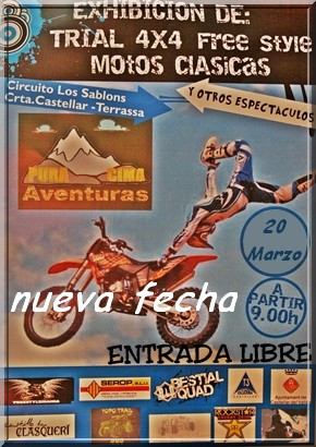 Exhibición de Freestyle Motocross mañana en Castellar del Vallés (Barcelona)