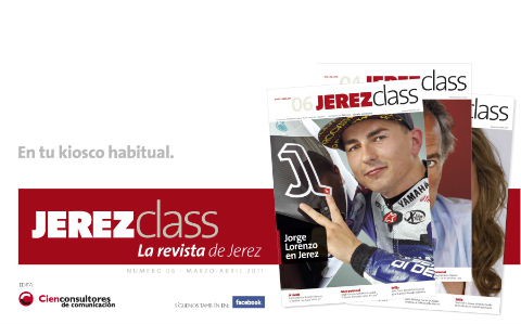 Jorge Lorenzo en la portada de la revista Jerez Class