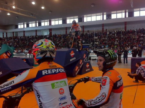 Presentación del equipo Repsol Honda Team en Puertollano