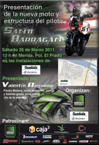Santi Barragán y su equipo Extremadura Junior Team se presentarán mañana en Mérida
