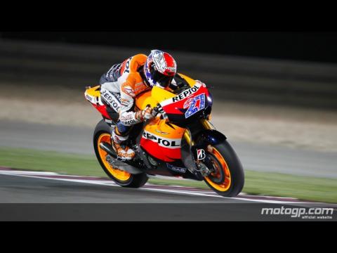 Casey Stoner sigue imparable en los FP1 de MotoGP en Qatar