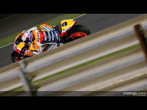Test MotoGP Qatar 2: Stoner le arrebata el tiempo a Pedrosa en la última sesión