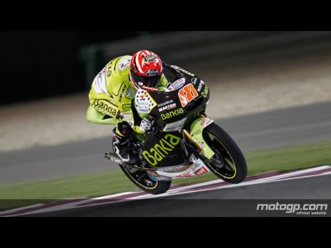 Nico Terol sigue con su exhibición en la FP3 de 125cc en Qatar