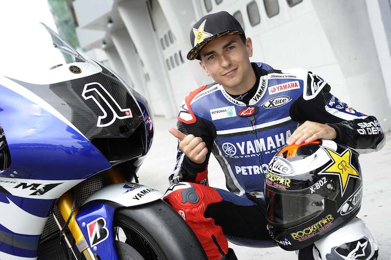Jorge Lorenzo concede una entrevista para Yamaha Indonesia