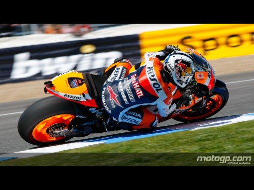 Dani Pedrosa intratable en la FP3 de Jerez, con Stoner 2º y Simoncelli 3º