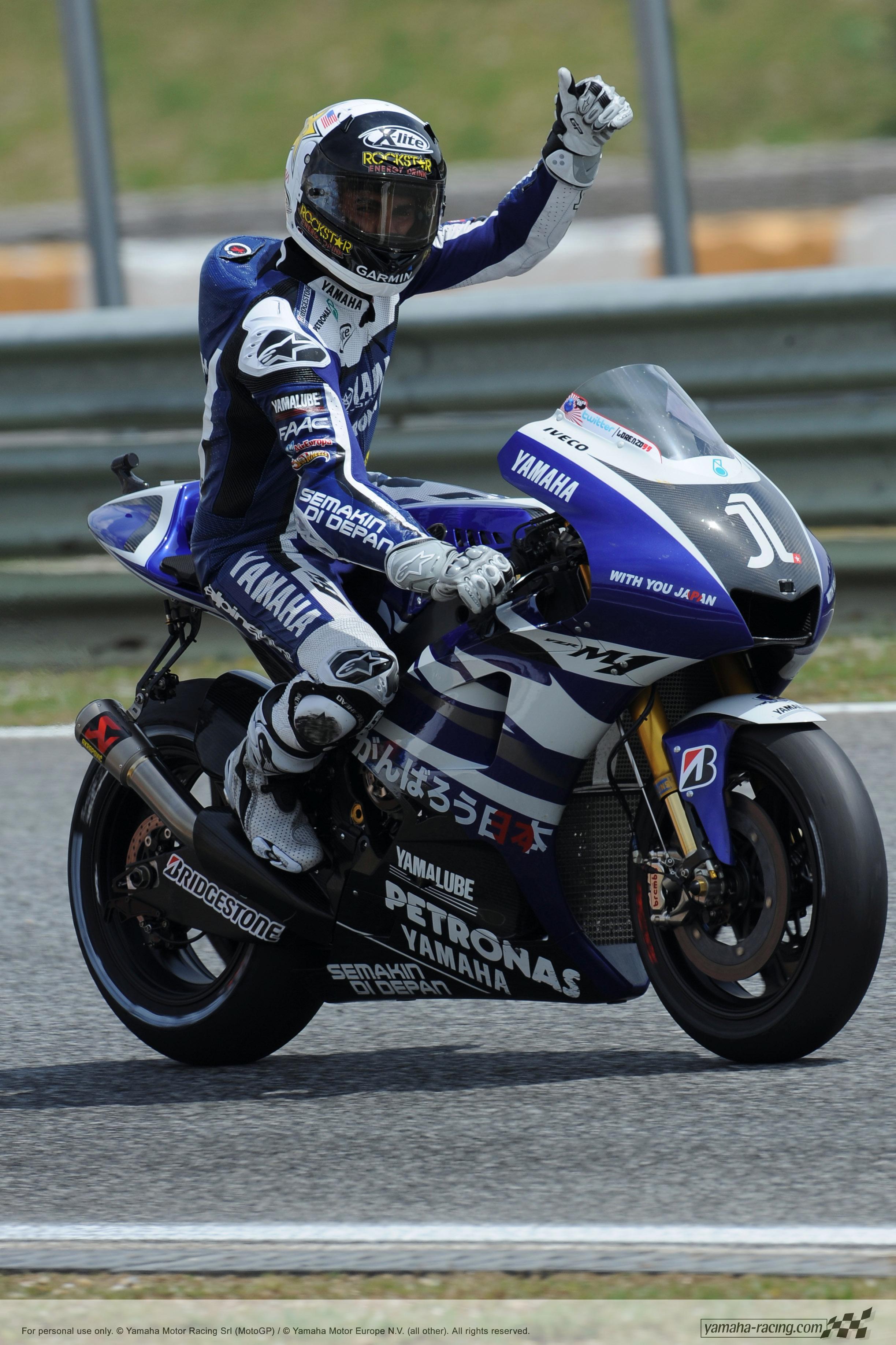 El Team Yamaha Factory Racing está preparado para el GP de Francia 2011