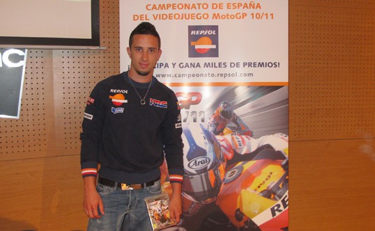 Andrea Dovizioso presenta el Campeonato de España de MotoGP 10/11