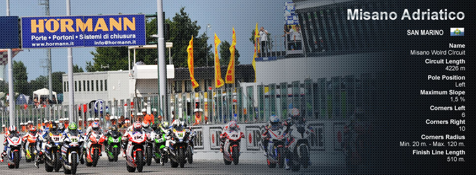 Horarios del Mundial de Superbikes en Misano 2011
