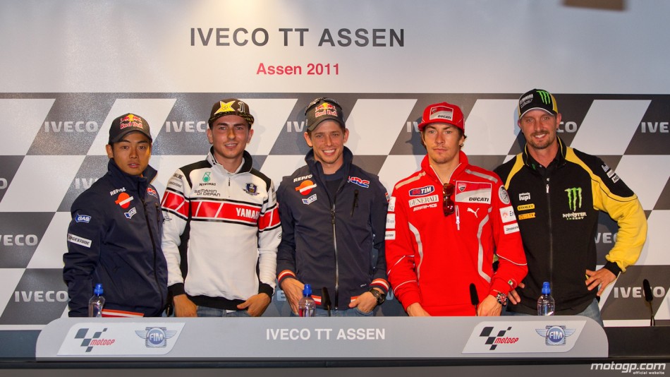 Rueda de prensa del Gran Premio de Holanda 2011 en Assen