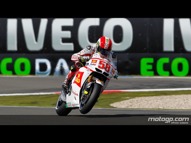 Marco Simoncelli marca la pole de MotoGP en Assen