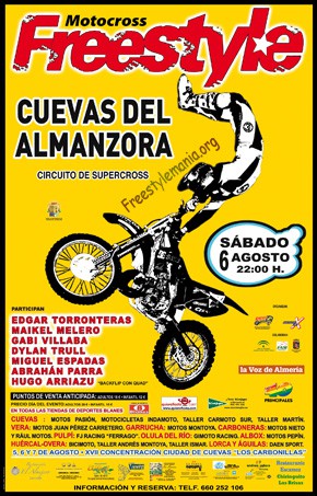 El Freestyle de Cuevas de Almanzora se disputará el 6 de agosto