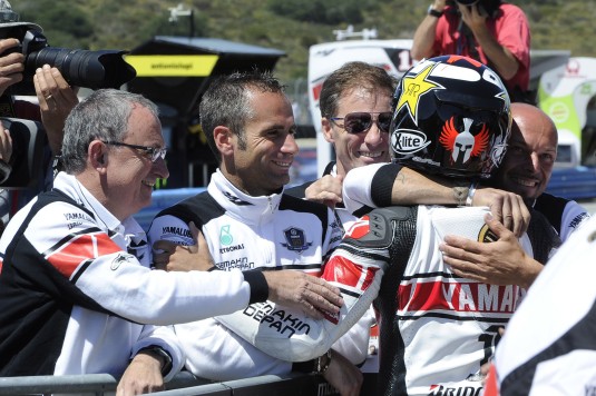 Jorge Lorenzo domina y Spies comete un error en la QP de MotoGP Laguna Seca