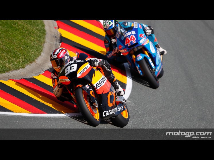 Marc Márquez logra la pole position de Moto2 en Sachsenring