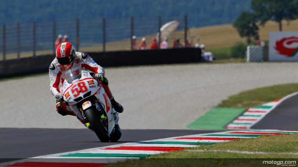 Marco Simoncelli el más rápido del Warm Up de MotoGP en Mugello