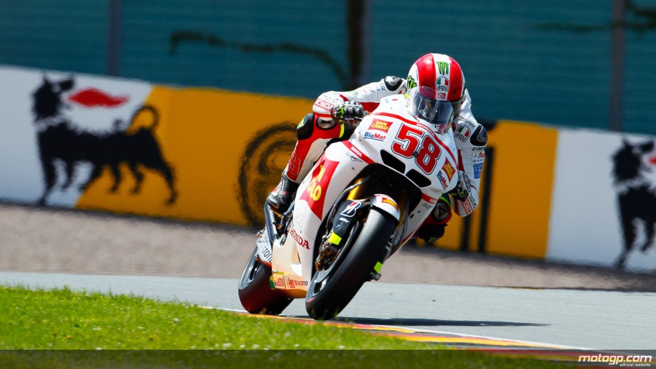 Simoncelli domina el primer día de MotoGP en Alemania con Lorenzo 2º y Pedrosa 3º