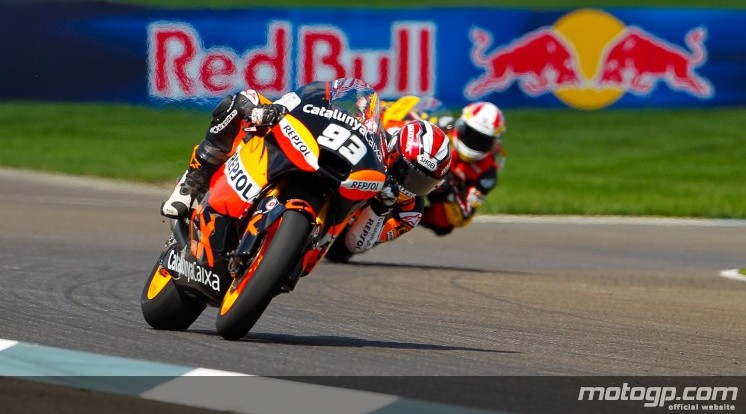 Márquez consigue la victoria de Moto2 en Indy, con P.Espagaró 2º y Rabat 3º