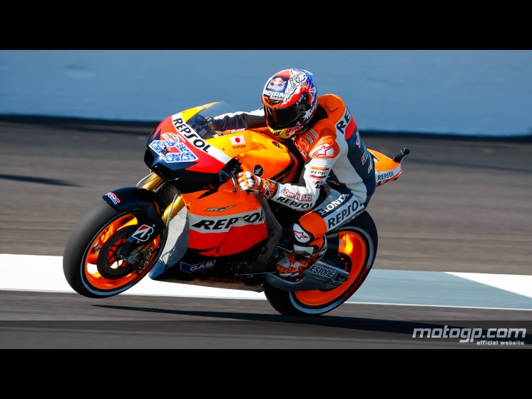 Casey Stoner es el más rápido de la FP2 de MotoGP en Indianápolis