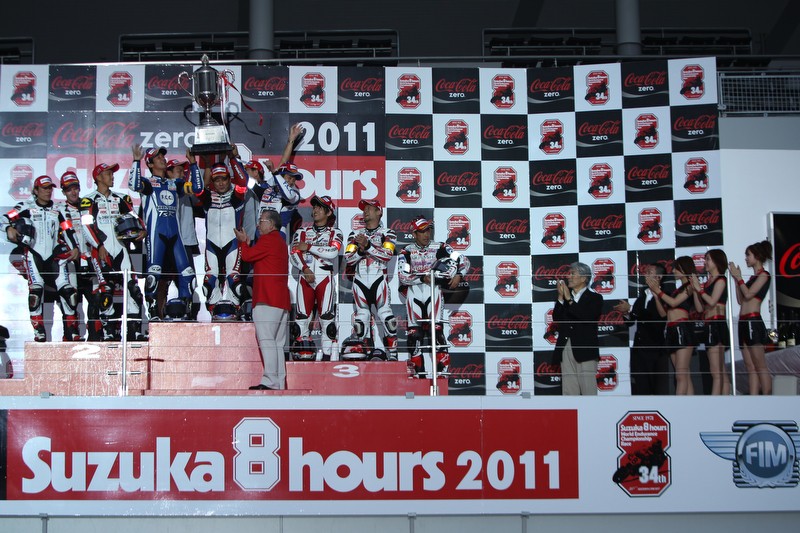 El equipo FCC TSR Honda gana las 8 Horas de Suzuka 2011