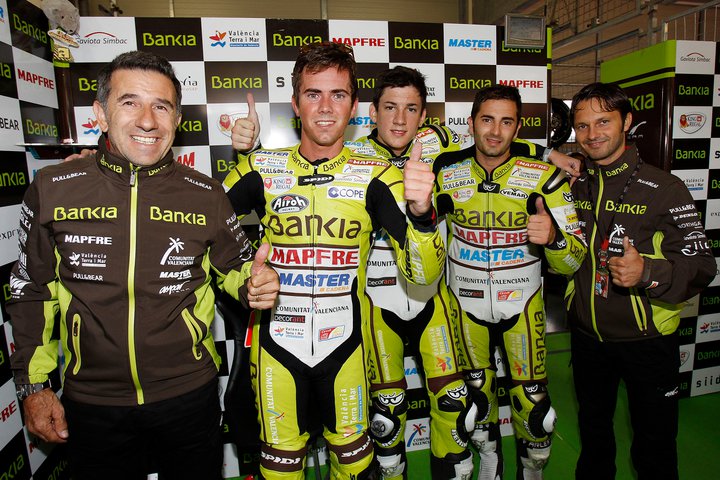 El Bankia Aspar Team de 125cc al máximo en Brno, con Terol en pole