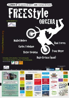 Freestyle benéfico en Orcera el próximo 8 de agosto