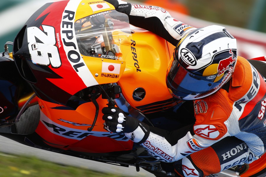 Los pilotos del Repsol Honda MotoGP al 100% comandados por Pedrosa en Brno