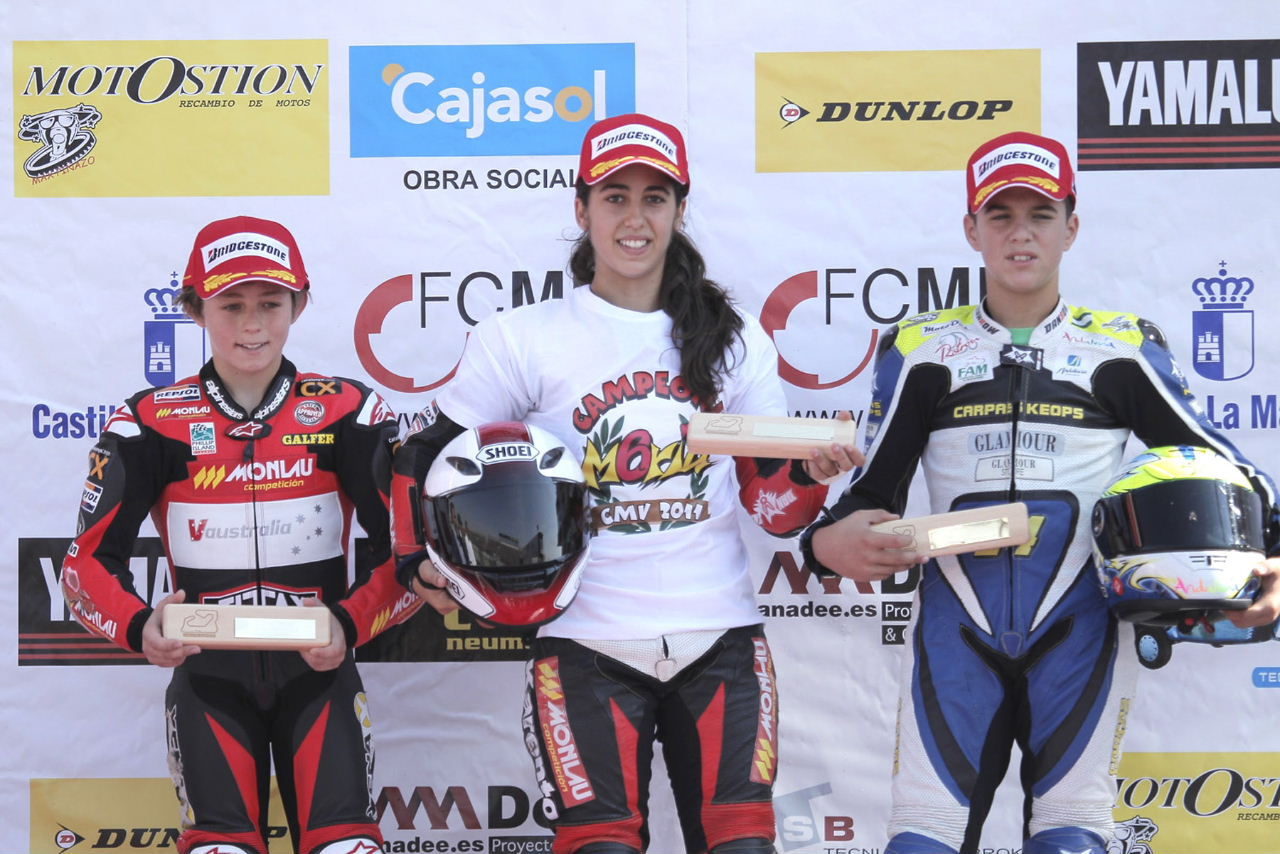 María Herrera se proclama campeona de Pre Moto3 en Albacete