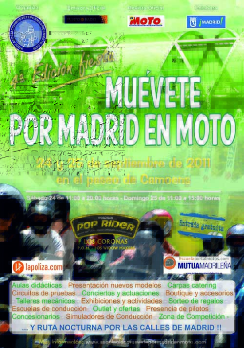 Nueva edición de la fiesta Muévete por Madrid en Moto